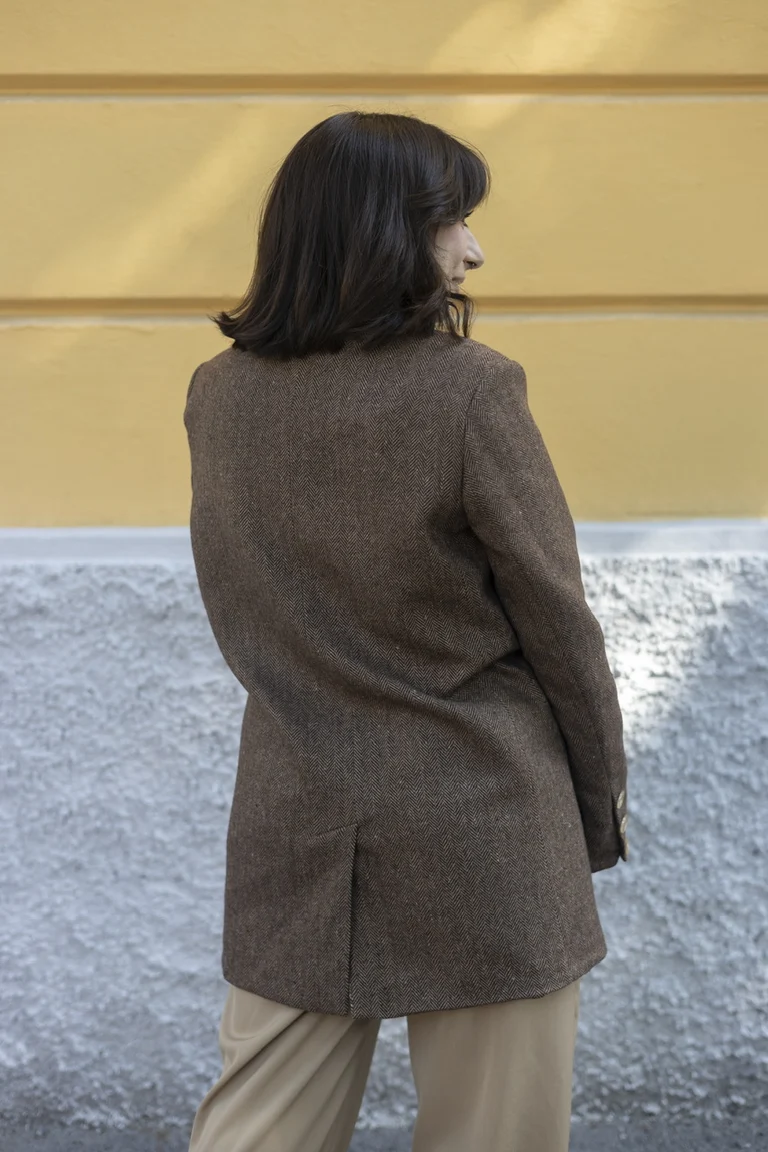 Blazer TIMELESS - Giacca Doppiopetto in Lana e Seta - immagine 8
