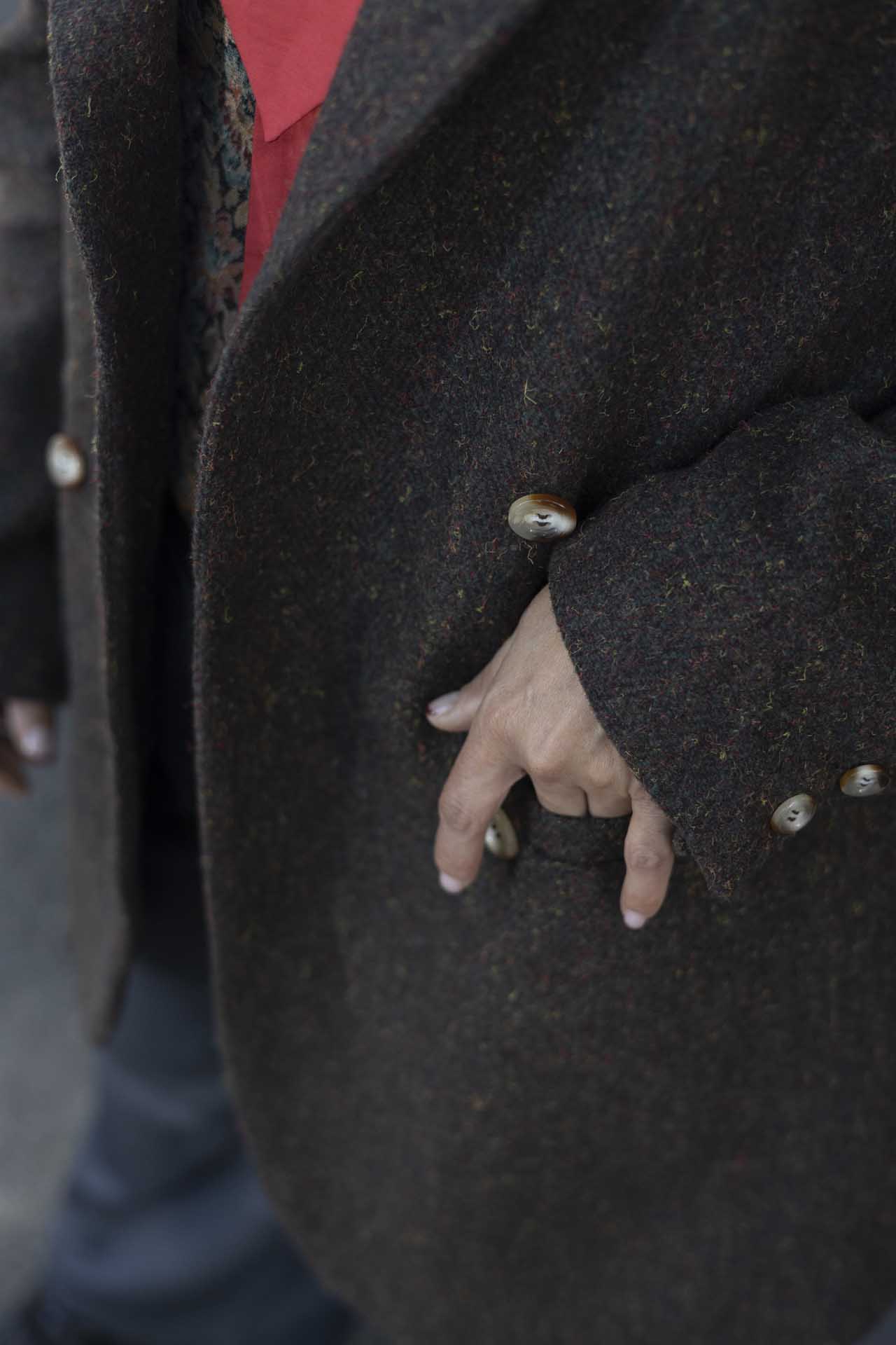 Blazer TIMELESS - Giacca Doppiopetto in Lana e Seta - immagine 4