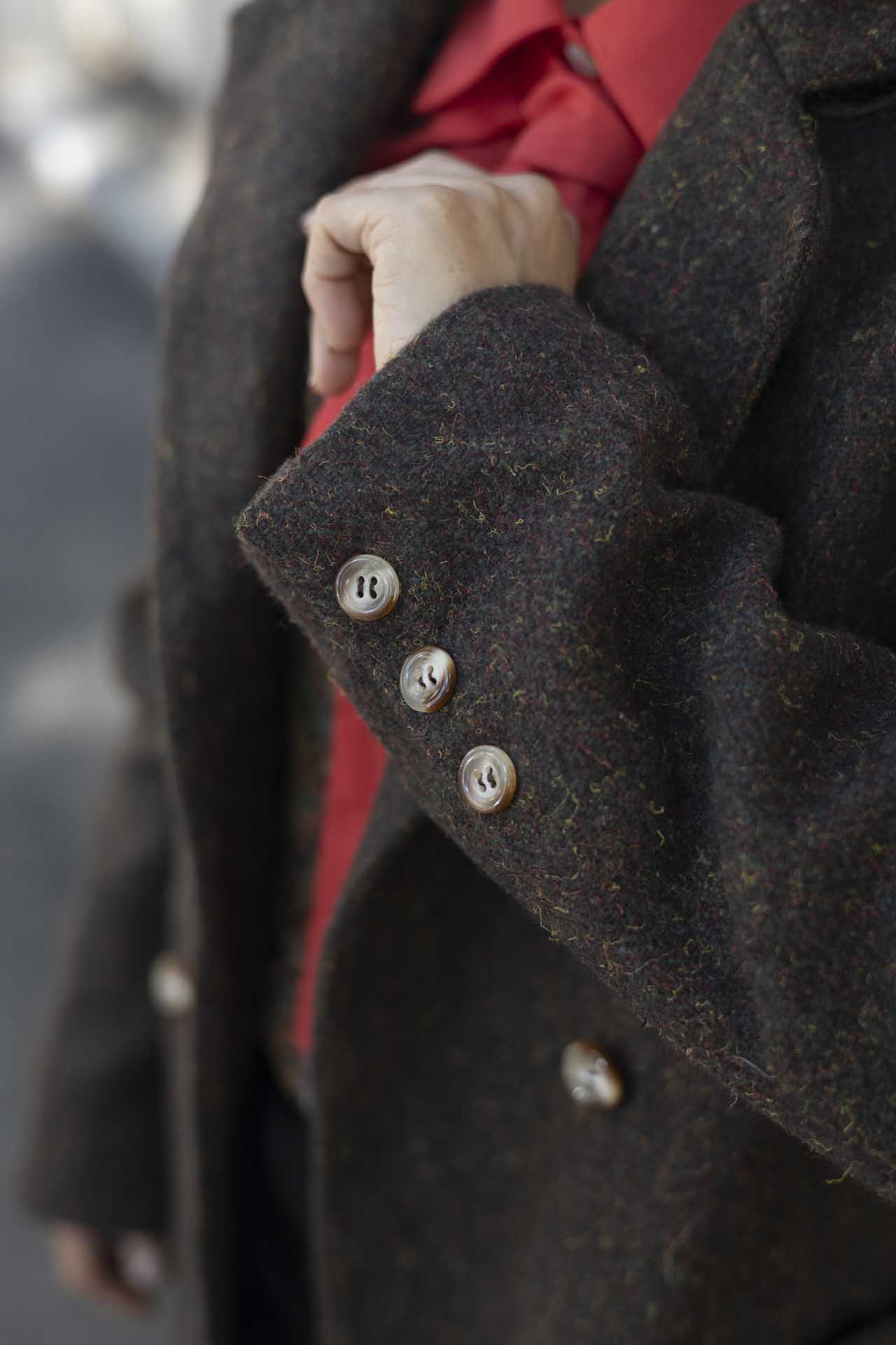 Blazer TIMELESS - Giacca Doppiopetto in Lana e Seta - immagine 3