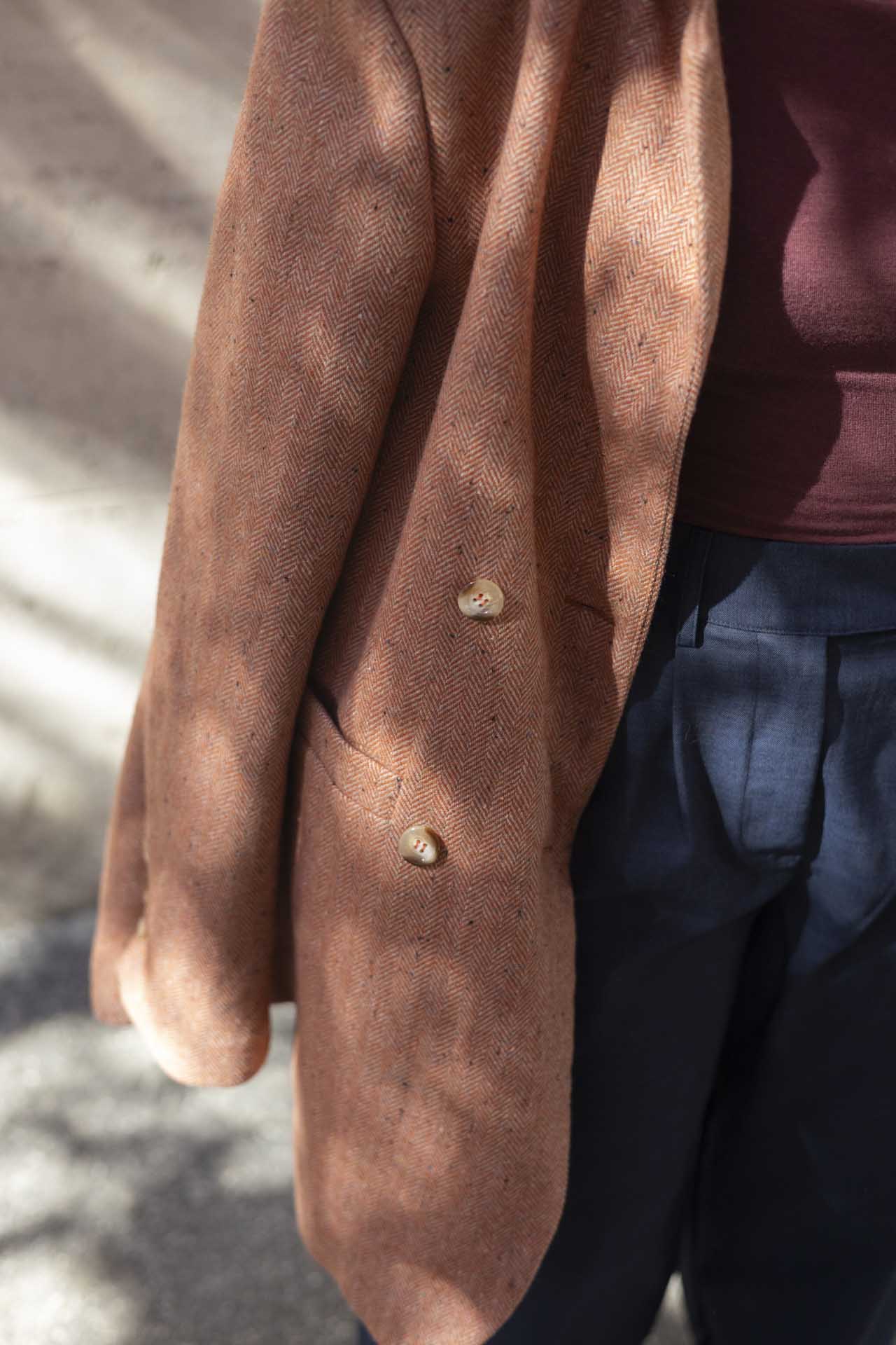 Blazer TIMELESS - Giacca Doppiopetto in Lana e Seta - immagine 9