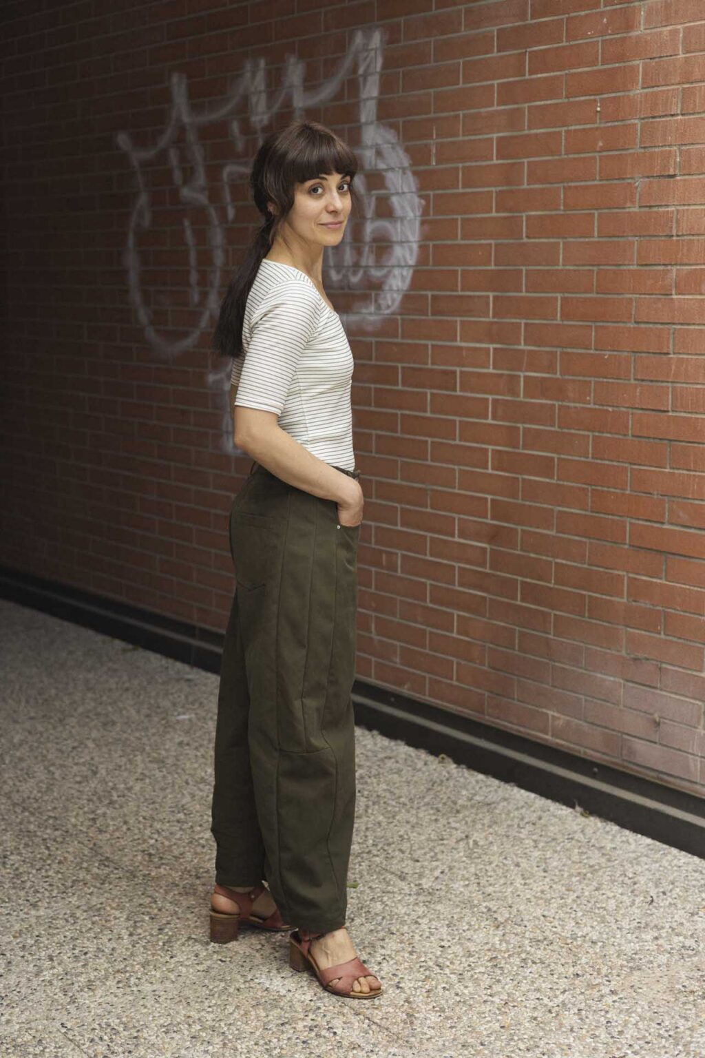 Jeans verde leggero uovo(5)-misstufi