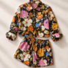 Camicia boxer fiori anni 70