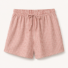 Shorts boxer righe rosse rosa