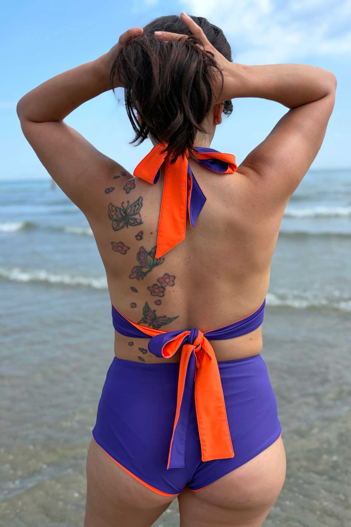 Costume-double-vita-alta-triangolo-viola-arancio-3