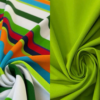 Lycra righe verde