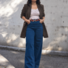 Pantalone PANTASTICO WIDE- Pantalone ampio denim maglia - Thumbnail Image 3