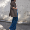 Pantalone PANTASTICO WIDE- Pantalone ampio denim maglia - Thumbnail Image 2